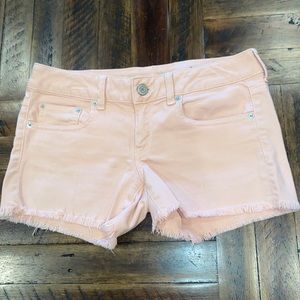 American Eagle pink shorts size 6
